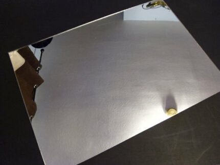 CrestGlass 3mm Silver Acrylic Mirror Sheet 1000mm x 500mm Perspex Mirror Plastic Safety Mirror