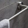 Bathroom Bathroom Towel Hanging Suspension Brushed Towel Rack Single Rod Kitchen Balcony Towel Bar Towel Bracket Tower Hanger/70Cm