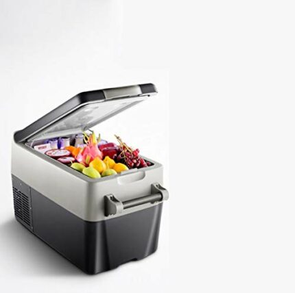 SDFGH 12v 240V Car Refrigerator Freezer 30L Portable Compressor Car Travel Home Cooler Refrigeration Fridge -18 To +10 Degrees ºC