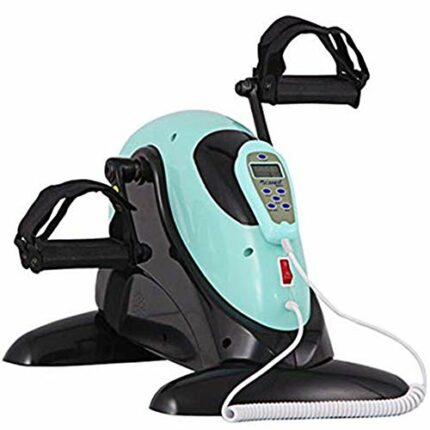 LUNEZY Electric Rehab Pedal Exerciser,Physical Therapy and Rehab Bike Pedal Motorized Trainer for Handicap, Disabled and Stroke Survivor (Blue 47
