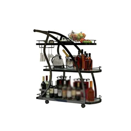 MIAOHY Dining Cart Cart Hotel Kitchen Cart Storage Kitchen Furniture Cart Storage Cart (Color : D, Size : 80cm*75cm)