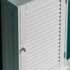 Bath Vida Bathroom Cabinet Single Door Shutter Wall Mounted Storage, White