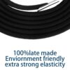 UNEEDE Recliner Replacement Elastic Cord for Zero Gravity Chair, Garden Sun Recliners, Lounge Chair and Bungee Chair, 4 Pack, Black