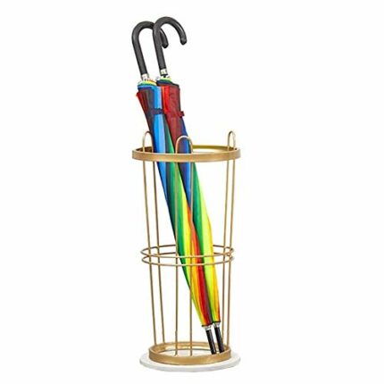 FairUo Umbrella Stands,Free Standing Umbrella Holder for Canes/Walking Sticks, Living Room Decor Umbrella Stand/White