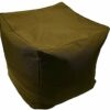 Artistic Fashionista* New Waterproof Square Cube Bean Bag Indoor Outdoor Garden Footstool Rest Seat Pouffe Ottoman Beanbag 40x40x40 cm (Purple)