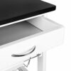Chef Vida 3 Tier Kitchen Trolley Cart Storage Baskets Drawer, White