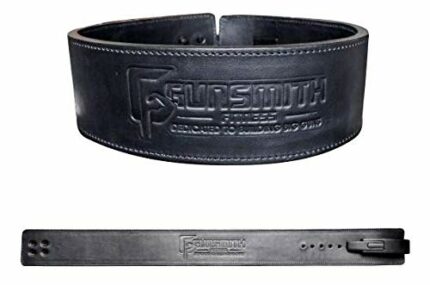 Gunsmith Fitness Apex Lifting Belt - Ultra Premium Handmade, All Black Olympic & Powerlifting