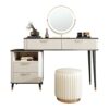 BVDSG Lighting Rock Slate Dresser Storage Cabinet Bedroom Furniture Scandinavian Dresser with Lighting
