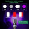 USB Torch, iToncs 3 in 1 UV Catch Scorpion Torch [whitelight redlight & UV] Super Bright Waterproof LED Torch with 7 Modes for Pet Clothing Food