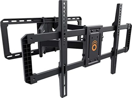 ECHOGEAR Full Motion TV Wall Mount for Big TVs Up to 86" TVs - Smooth Swivel, Tilt, & Extension - Universal Design Works with Samsung, Vizio, TCL