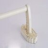 Bathroom Single Towel Bar,Bath Shower Towel Holder Shower Wall-Mounted Towel Bar Baking White Towel Rack Tower Hanger