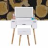 BVDSG Dressing Table Minimalist Bedroom Storage Cabinet Nordic Makeup Table Net Red Makeup Home Mini Cosmetic Table