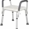 Bath Stools,Shower Stool Bath Chair Bathroom Seat - Lightweight Aluminum - Portable - Easy to Install - Older People with Disabilities Weight of
