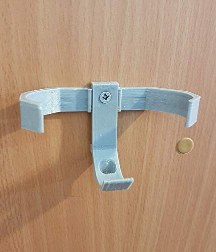Google Home Mini Wall Bracket. Grey (Can Be Hidden Under Shelves/Cabinets Etc)