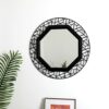 ANYHI Bathroom Wall Mirror with Shelf, White Bathroom Mirror for Wall, Rectangular Wall Hanging Mirror for Living Room Bedroom Entryway, Horizont
