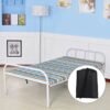 CHICIRIS Rollaway Bed Cover, Waterproof Folding Bed Storage Cover with Zipper, 40" L x 13" W x 41" H/33.5" L x 13" W x 42" H, Black(85 * 33 * 107
