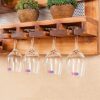 wine racks metal Wine Rack/Hanging Red Wine Cup Holder/Hanging Upside Down Glass Holder/Creative Home Bar/Wine Rack Hanging Glass Holder