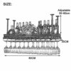 Wine racks 80cm - Bottle Goblet Glass Holder Ceiling Vintage Bar Floating Shelf, Industrial Under Shelve Hanging Rack Holder, Cafe Tableware Bott