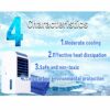 CHONGHAN Water Cooling Mattress, Fan Cooling Mattress Air Conditioner Water Circulation Cooling System with Remote Control 160 x 140 cm