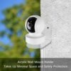 TIUIHU Wall Mount Compatible with TP-Link Tapo C210/ C200 and Kasa Indoor Pan/Tilt Smart Security Camera Bracket/Holder for Home/Apartment