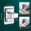 Touchfutrue Shower Head Holder, 360° Adjustable Universal Shower Holder Replacement, Powerful Hand Shower Bracket No Drilling, Wall Mount Bracket