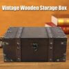 Decorative Treasure Jewelry Chest, Chest Box Case Treasure Jewelry Chest with Lock Treasure Chest, for Books Jewelry Home Treasure Box Kitchen Or
