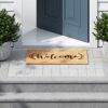 Barnyard Designs 'Welcome' Doormat, Indoor/Outdoor Non-Slip Rug, Front Door Welcome Mat for Outside Porch Entrance, Home Entryway Farmhouse Decor