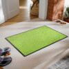 wash+dry Door Mat Apple Green 60x90 cm green