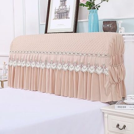 RTYHN Bed Headboard Cover, Headboard Slipcover Velvet Thickening Stretchy All-Inclusive Headboard Protection Cover for Bedroom Decoration