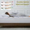 TopTopper Mattress Topper Twin XL, Cooling Mattress Pad Cover for Hot Sleepers, Extra Thick 5D Snow Down Alternative Overfilled Plush Pillow Top
