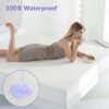 Coriwell 100% Waterproof Mattress Protector California King Size – 3D Air Fabric Ultra Soft Breathable Cooling Mattress Covers – Up to 18'' Deep