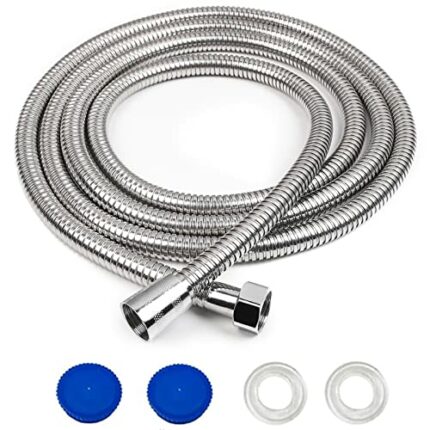 Shower Hose 2.5m Long Shower Hoses Stainless Steel Chrome Shower Pipe Replacement Shower Cable