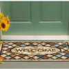 CHICHIC 43 x 76 cm Door Mat Welcome Mat Front Door Mat Outdoor for Home Entrance Outdoor Mat for Outside Entry Way Doormat Entry Rugs, Heavy Duty