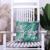 3E Home Cushion Covers Waterproof 18x18 Inch Set of 2 Decorative Outdoor Throw Pillow Covers Furniture Pillowcases for Garden Patio Balcony Bench