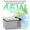 Car Refrigerator 9L, 12/24V DC and 220 AC Portable Mini Fridges, -20? to 20 ? Electric Cool Box, Compressor Refrigerator for Truck, RV, Boat, Cam