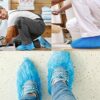 Beper C206UTI002 Waterproof Set of 100-Disposable Shoe Covers, Blue, One Size