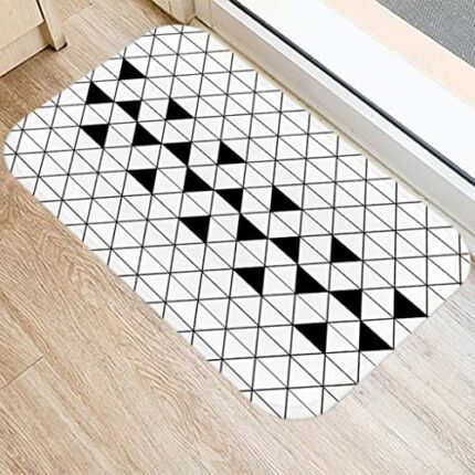 SDFGH Kitchen Entrance 40 * 60 Door Mat Coral Velvet Carpet Doormat Indoor Floor Mats Anti-Slip Rug (Color : A, Size : 40 * 60cm)