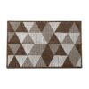 xunfu Front Door Mat Indoor, Super Absorbent Floor Mat Indoor, Kitchen Rugs Non Slip Washable, Dirt Trapper Doormat Outside, Grey 60x90cm