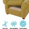 BLS Non-Slip Cushion Underlay Couch Underlay Pad, Keep Your Cushions Stay in The Place for Sofa Upgraded Double Sided Anti-Slip Silicone + Felt i