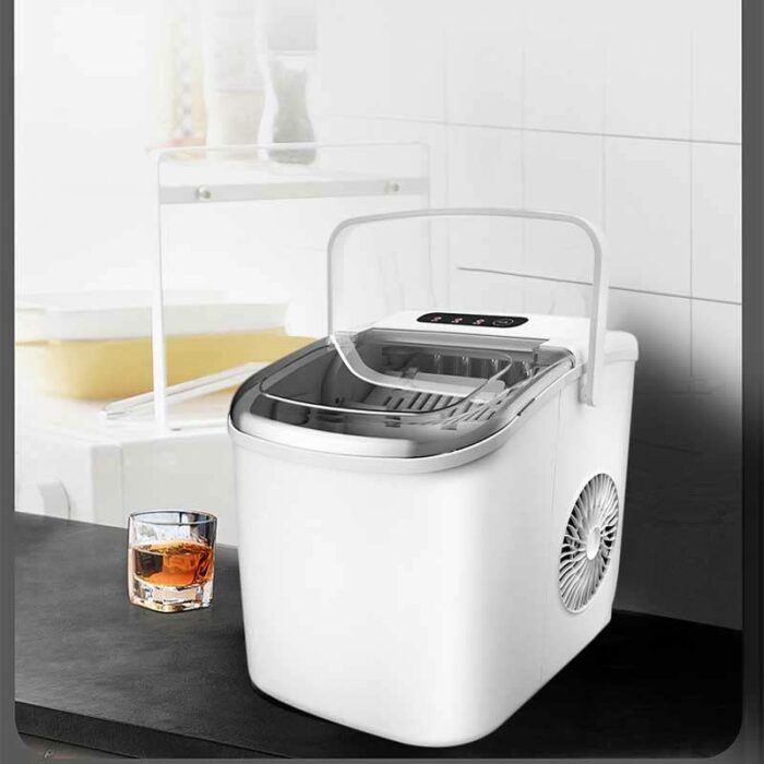 QFMYJ Ice maker Electric bullet cylindrical Ice machine Automatic Household mini ice making Machine Milk Tea