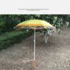 WINOMO Adjustable Beach Umbrella Ground Anchor Umbrella Spike Umbrella Stand Holder for Garden Sun Beach Fishing Pole Patio (Yellow)