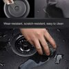 Bath Fixtures Black Round Sink Kitchen 304 Stainless Steel Sink Round Single Sink Bathroom Round Washbasin Washing Vegetables And Dishwashing Poo