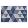 xunfu Front Door Mat Indoor, Super Absorbent Floor Mat Indoor, Kitchen Rugs Non Slip Washable, Dirt Trapper Doormat Outside, Grey 60x90cm
