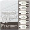 Teddy Bear Mattress Topper Single Bed - 7CM Deep Quilted Bed Topper (90 x 190 Cm) - Elasticated Corner Straps