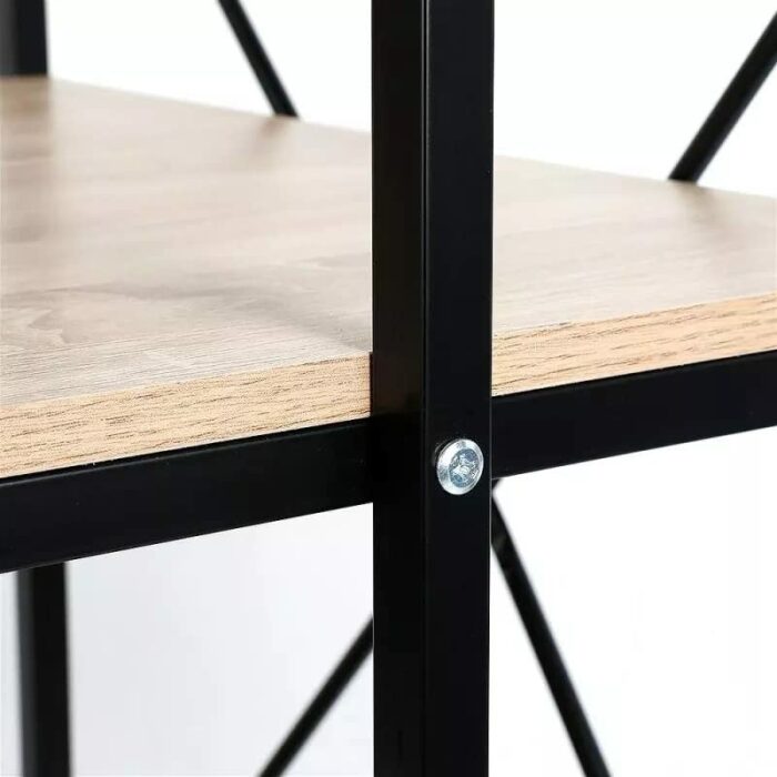 DINGZZ Desk With Shelves Corner Computer Desk Home Office Gaming Table Work Station Study Writing Desk Home Office Furniture