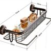 Bathroom Lavatory Towel Shelf with Towel Bars Wall Mount Holder Oil Rubbed Bronze Bath Towel Holder Shelf Wall Mounted Towel Rack
