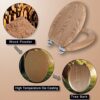 Angel Shield Antibacterial Wooden Soft Close Toilet Seat with Quick Release Adjustable Hinges Toilet Seat Easy Clean and Assembly for Bathroom 45