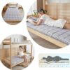 UE-MAOLU Sleeping Floor Mattress, Breathable Slow Rebound Japanese-Style Futon Tatami Mattress, Roll Up Mattress Boys Girls Dormitory Mattress Pa