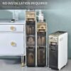Bathroom Storage Cabinet Slim Toilet Paper Storage Cabinet Bathroom Floor Cabinet Freestanding Multipurpose Storage Cabinet With Drawer Freestand