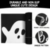 Xsinufn Halloween Door Mat,Halloween Ghost Boo Outdoor Mats for Front Door,Halloween Indoor Entrance Non-Slip Doormat,Halloween Entryway Welcome